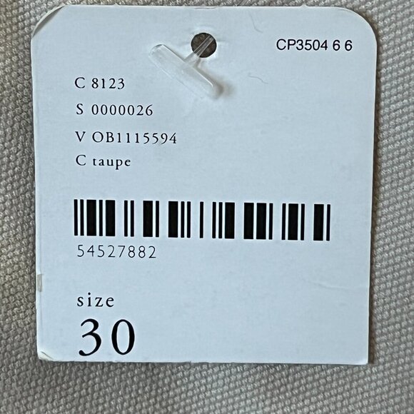 FP WE THE FREE Taupe HIGH RISE WIDE LEG FLAT FRONT COTTON BAGGIE PANTS -NWT - 30 - Picture 5 of 12